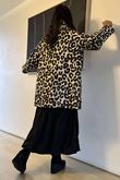 Cori Longline Jacket Leopard